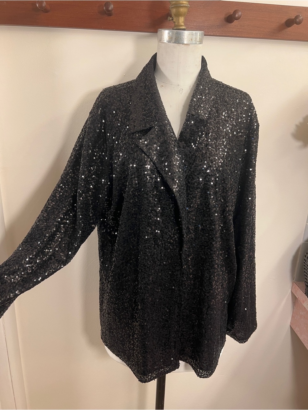 Nordstrom Black Sequin Blazer Jacket